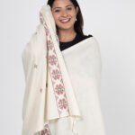 Aathkali Phool Design shawl