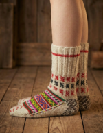 Hand-Knitted Premium Woolen Socks - Image 2